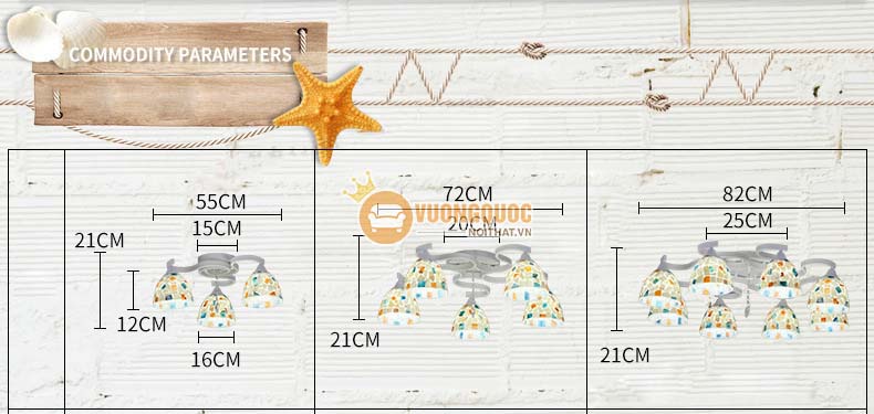 Đèn ốp trần trang trí tông trắng sang trọng YB424-9